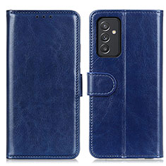 Leather Case Stands Flip Cover Holder M07L for Samsung Galaxy S23 FE 5G Blue
