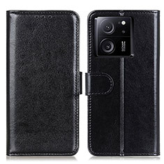 Leather Case Stands Flip Cover Holder M07L for Xiaomi Mi 13T 5G Black