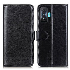 Leather Case Stands Flip Cover Holder M07L for Xiaomi Poco F4 GT 5G Black