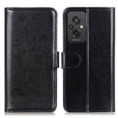 Leather Case Stands Flip Cover Holder M07L for Xiaomi Redmi 11 Prime 4G Black