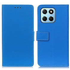 Leather Case Stands Flip Cover Holder M08L for Huawei Honor 70 Lite 5G Blue