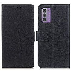 Leather Case Stands Flip Cover Holder M08L for Nokia G310 5G Black