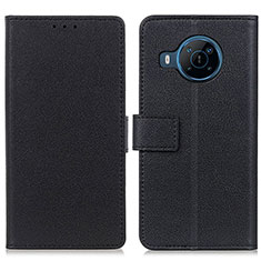 Leather Case Stands Flip Cover Holder M08L for Nokia X100 5G Black