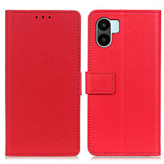 Leather Case Stands Flip Cover Holder M08L for Xiaomi Redmi A1 Red
