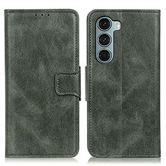 Leather Case Stands Flip Cover Holder M09L for Motorola Moto Edge S30 5G Green