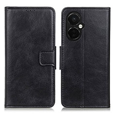 Leather Case Stands Flip Cover Holder M09L for OnePlus Nord CE 3 5G Black