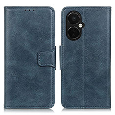 Leather Case Stands Flip Cover Holder M09L for OnePlus Nord N30 5G Blue