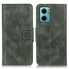 Leather Case Stands Flip Cover Holder M09L for Xiaomi Redmi 10 Prime Plus 5G Green