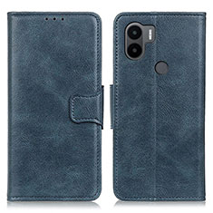 Leather Case Stands Flip Cover Holder M09L for Xiaomi Redmi A1 Plus Blue