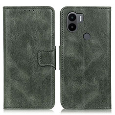 Leather Case Stands Flip Cover Holder M09L for Xiaomi Redmi A1 Plus Green