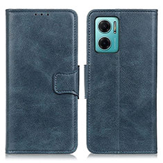 Leather Case Stands Flip Cover Holder M09L for Xiaomi Redmi Note 11E 5G Blue