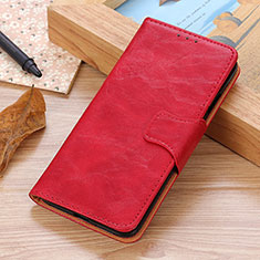 Leather Case Stands Flip Cover Holder M10L for Motorola Moto G41 Red