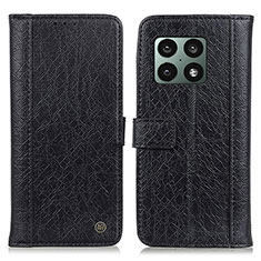 Leather Case Stands Flip Cover Holder M10L for OnePlus 10 Pro 5G Black