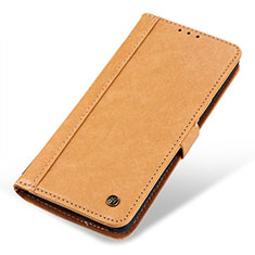 Leather Case Stands Flip Cover Holder M10L for Xiaomi Poco M3 Khaki