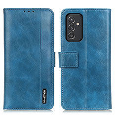 Leather Case Stands Flip Cover Holder M11L for Samsung Galaxy Quantum2 5G Blue