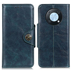 Leather Case Stands Flip Cover Holder M12L for Huawei Nova Y90 Blue