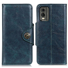 Leather Case Stands Flip Cover Holder M12L for Nokia C210 Blue