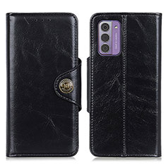 Leather Case Stands Flip Cover Holder M12L for Nokia G310 5G Black