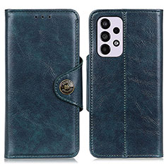 Leather Case Stands Flip Cover Holder M12L for Samsung Galaxy A33 5G Blue
