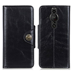 Leather Case Stands Flip Cover Holder M12L for Sony Xperia PRO-I Black