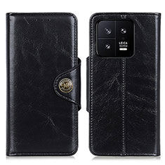 Leather Case Stands Flip Cover Holder M12L for Xiaomi Mi 13 5G Black