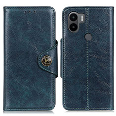 Leather Case Stands Flip Cover Holder M12L for Xiaomi Redmi A1 Plus Blue