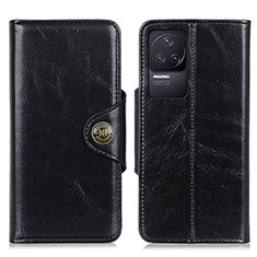 Leather Case Stands Flip Cover Holder M12L for Xiaomi Redmi K50 5G Black