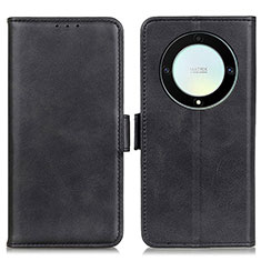 Leather Case Stands Flip Cover Holder M15L for Huawei Honor Magic5 Lite 5G Black