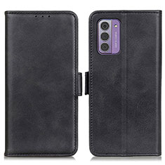 Leather Case Stands Flip Cover Holder M15L for Nokia G42 5G Black