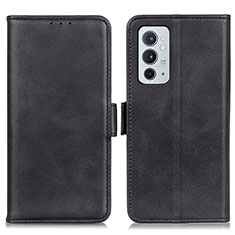 Leather Case Stands Flip Cover Holder M15L for OnePlus 9RT 5G Black