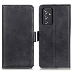 Leather Case Stands Flip Cover Holder M15L for Samsung Galaxy Quantum2 5G Black