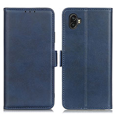 Leather Case Stands Flip Cover Holder M15L for Samsung Galaxy Xcover Pro 2 5G Blue