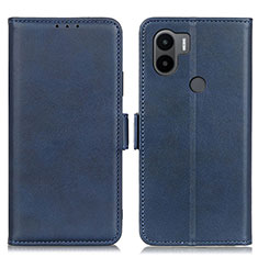 Leather Case Stands Flip Cover Holder M15L for Xiaomi Redmi A1 Plus Blue