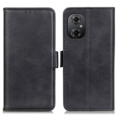 Leather Case Stands Flip Cover Holder M15L for Xiaomi Redmi Note 11R 5G Black