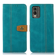 Leather Case Stands Flip Cover Holder M16L for Nokia C210 Green