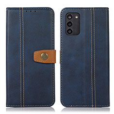 Leather Case Stands Flip Cover Holder M16L for Nokia G100 Blue
