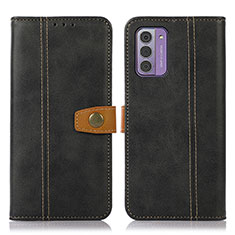 Leather Case Stands Flip Cover Holder M16L for Nokia G310 5G Black