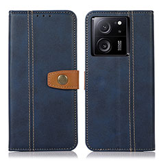 Leather Case Stands Flip Cover Holder M16L for Xiaomi Mi 13T 5G Blue
