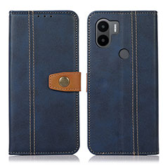 Leather Case Stands Flip Cover Holder M16L for Xiaomi Redmi A1 Plus Blue