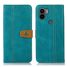 Leather Case Stands Flip Cover Holder M16L for Xiaomi Redmi A1 Plus Green