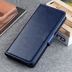 Leather Case Stands Flip Cover Holder ML7 for Huawei Honor 70 Lite 5G Blue