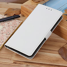 Leather Case Stands Flip Cover Holder ML8 for Samsung Galaxy A04s White