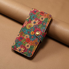Leather Case Stands Flip Cover Holder MT3 for Apple iPhone 14 Pro Colorful