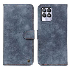 Leather Case Stands Flip Cover Holder N03P for Realme Narzo 50 4G Blue