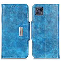Leather Case Stands Flip Cover Holder N04P for Motorola Moto G50 5G Sky Blue