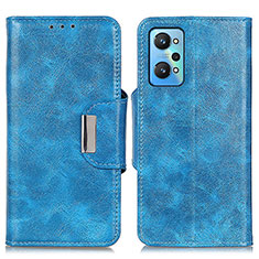 Leather Case Stands Flip Cover Holder N04P for Realme GT Neo 3T 5G Sky Blue