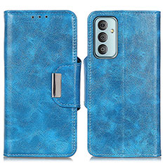 Leather Case Stands Flip Cover Holder N04P for Samsung Galaxy F13 4G Sky Blue