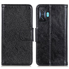 Leather Case Stands Flip Cover Holder N05P for Xiaomi Poco F4 GT 5G Black