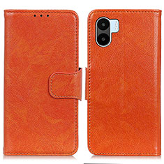 Leather Case Stands Flip Cover Holder N05P for Xiaomi Redmi A1 Orange