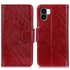 Leather Case Stands Flip Cover Holder N05P for Xiaomi Redmi A1 Red